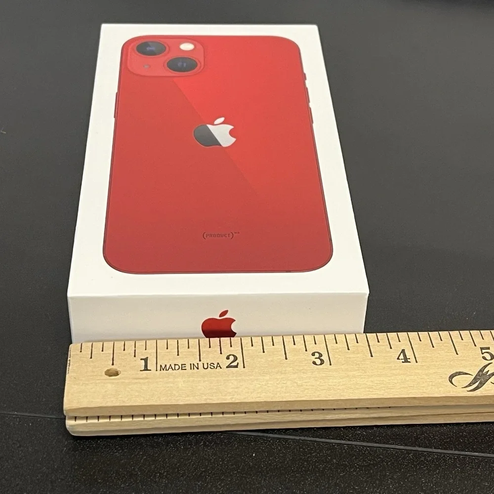 Apple iPhone 13 RED Edition 256 gb 2021 Original Packaging BOX ONLY